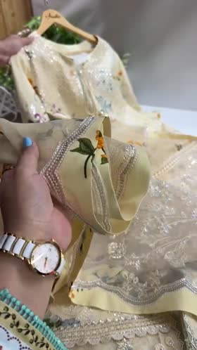 Aneelas Semi Formal Raw Silk Print Emb 3pc Organza Duppata [FC-33] [Dispatch Time 2 Months]