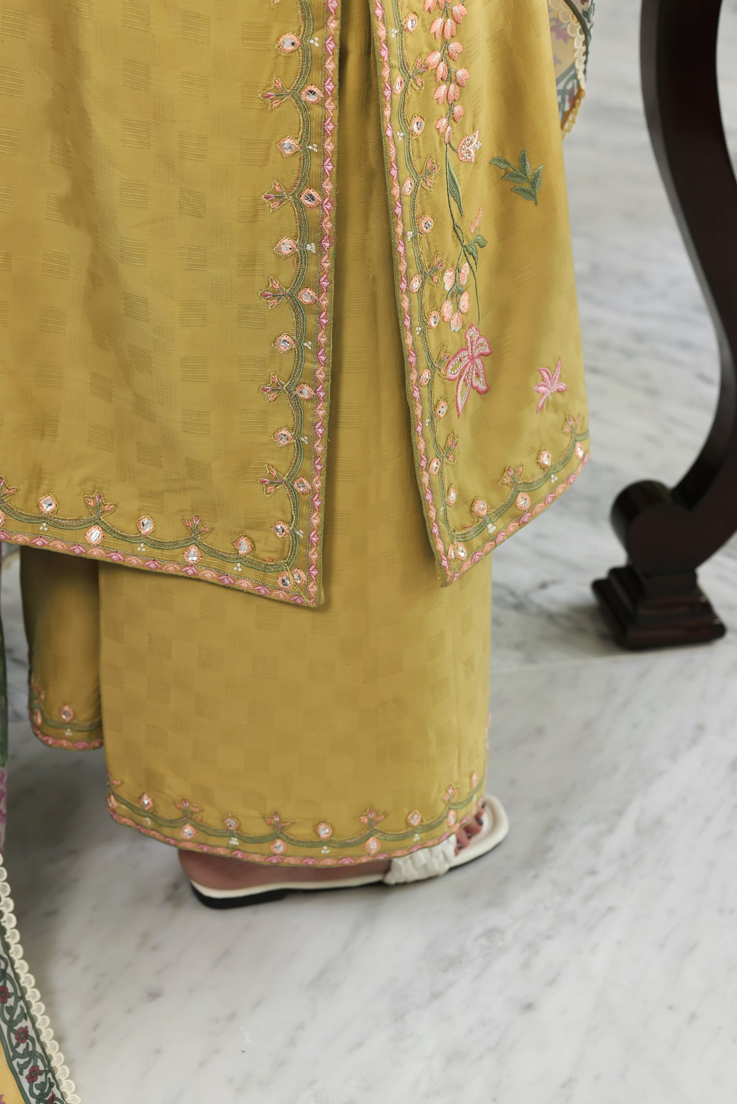 Rs 10000 Aneelas Stitched Jacquard Emb 2pc [LUX-26-82] [Dispatch Time 2 Months]