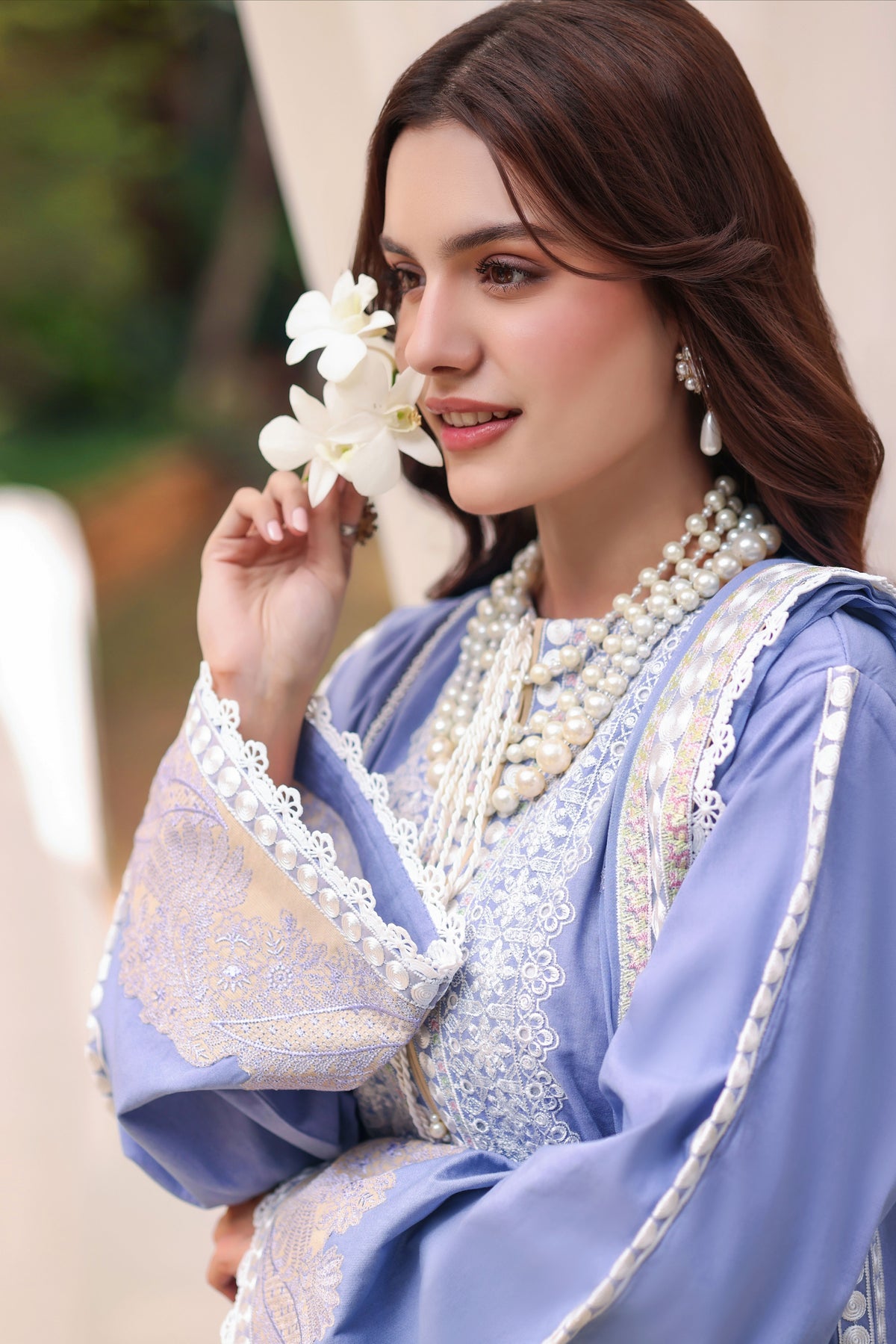 Aneelas Viscose Emb 3pc With Chiffon Duppata [VC-26-34] [Dispatch Time 2 Months]
