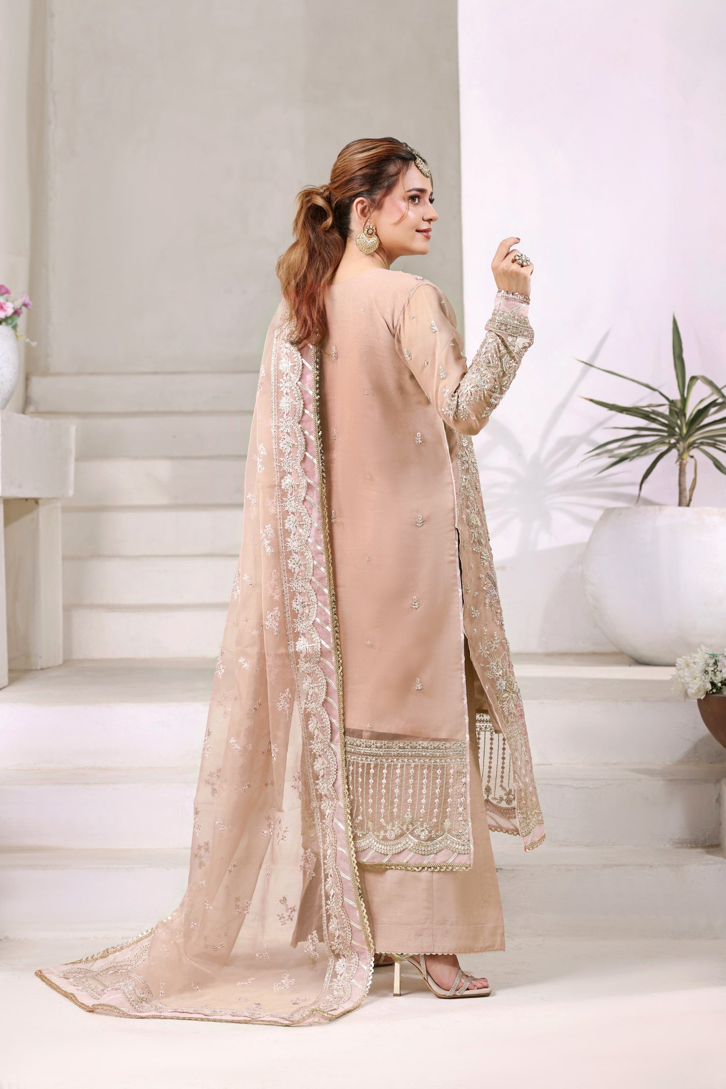 Rs 29500 Aneelas Stiched Bridal Ada Work 3pc [BR-17] [Dispatch Time 2 Months]