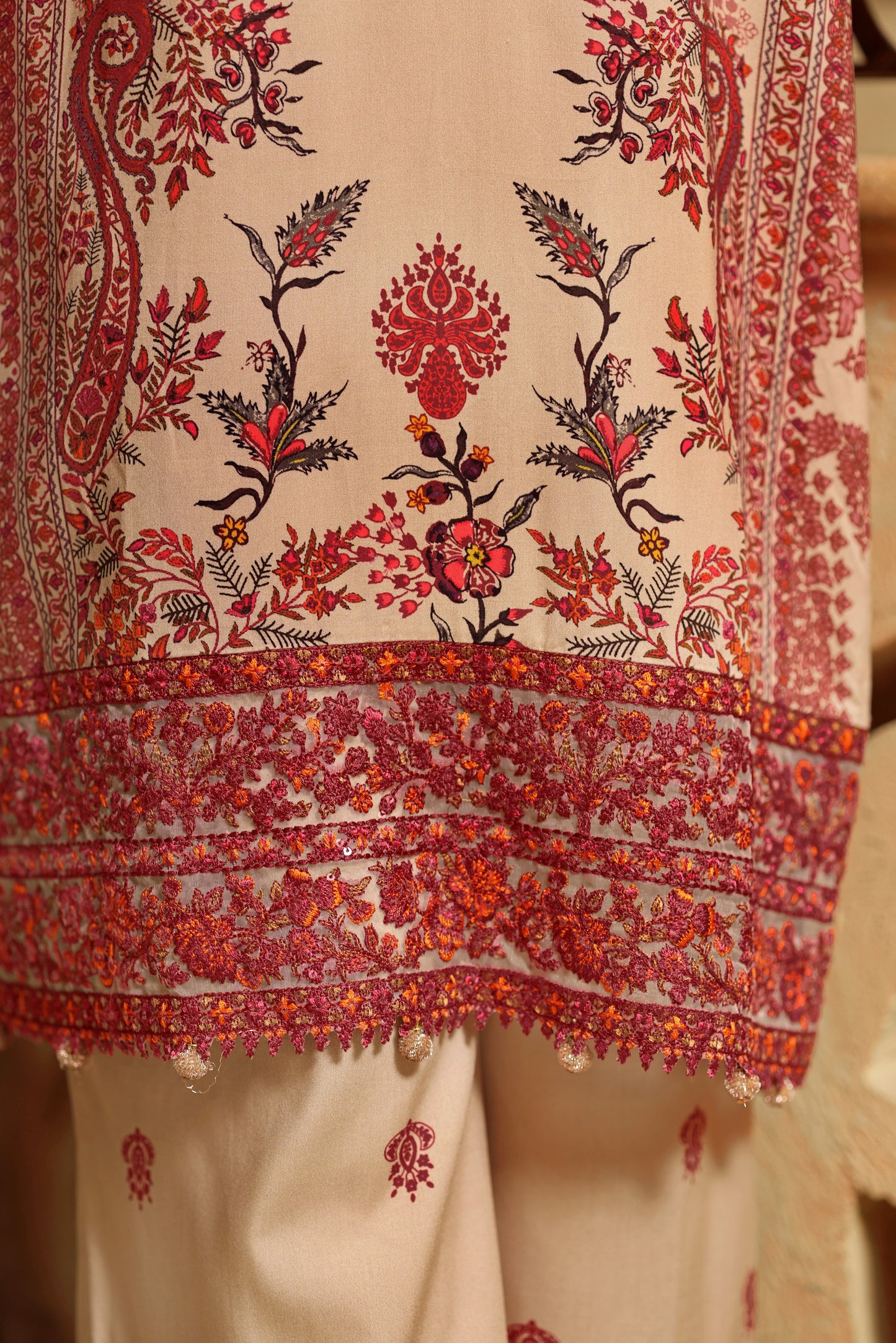 Aneelas linen Emb Stitched 3pc [WPR-08] [Dispatch Time 2 Month]