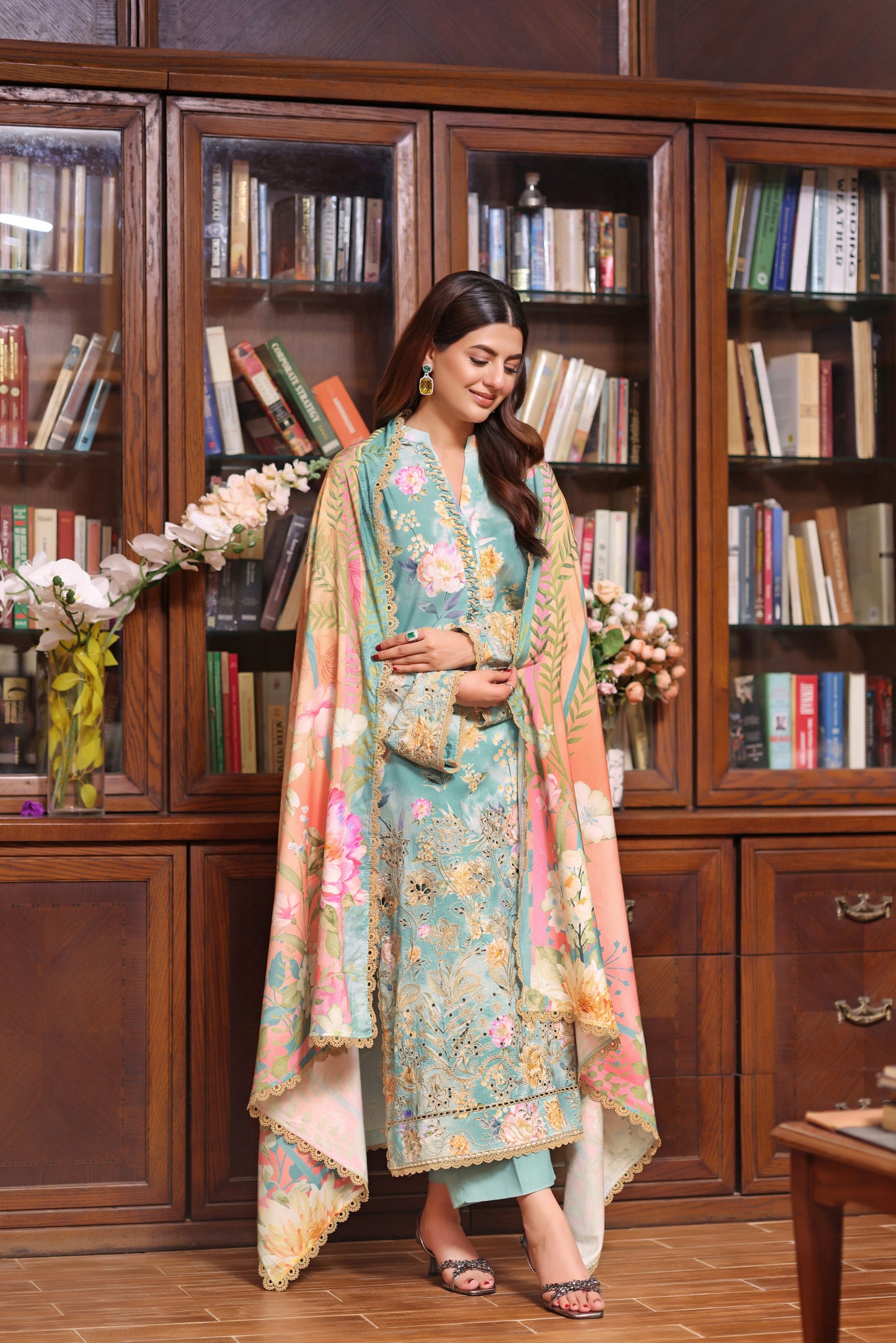 Aneelas Stitched Winter Linen 3pc [WPR-12] [Dispatch Time 2 Months]