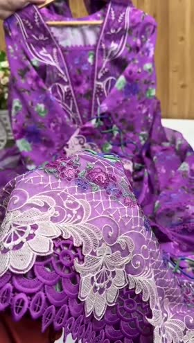 Rs 11500 Aneelas Stitched Print Linen Emb Chiffon Duppata 3pc [WPR-28] [Dispatch Time 2 Months]