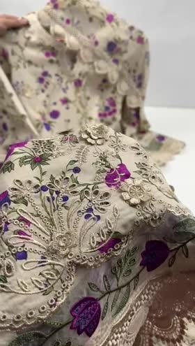 Rs 12500 Aneelas Stitched Print Emb Lawn Chiffon Duppata 3pc [SPR-26-01] [Dispatch Time 2 Months]