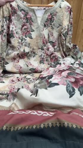 Rs 11500 Aneelas Stitched Khadar Print Emb 3pc [WPR-02] [Dispatch Time 2 Months]