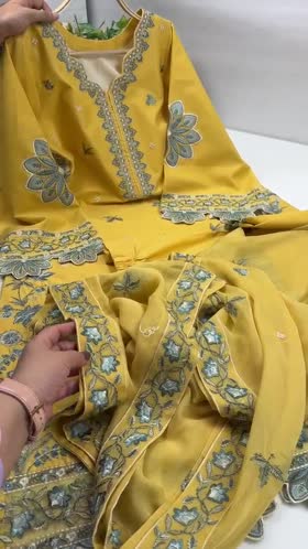 Rs 12950 Aneelas Stitched Lawn Emb 3pc Chiffon Duppata [LUX-26-76] [ Dispatch Time 2 Months]