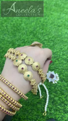 Rs 2200 Rajwari bracelet [ruby]