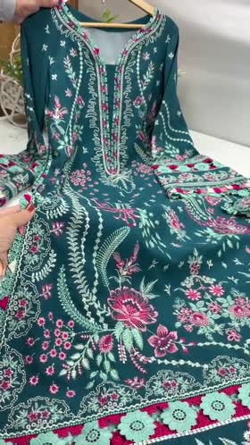Rs 24000 Aneelas Stitched Premium Viscose Emb 3pc [VC-26-22] [Dispatch Time 2 Month]