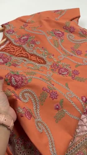 Rs 13000 Aneelas Stitched Lawn Emb 2pc [LUX-26-45] [Dispatch Time 2.5 Months]