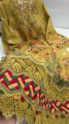 Rs 22500 Aneelas Stitched Karandi Emb 3pc Karandi Shawl [KR-26-09] [Dispatch Time 2.5 Months]