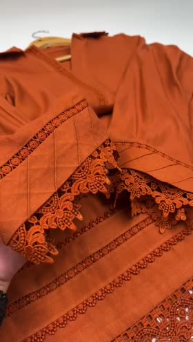 Rs 6000 Aneelas Stitched Peach Wool Shirt Trouser [PL-08] Dispatch Time 2 Months]