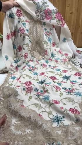 Rs 11500 Aneelas Raw Silk Stitched 3pc [RS-05] [Dispatch Time 2 Months]