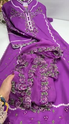 Rs 14950 Aneelas Stitched Lawn Emb 3pc Emb Chiffon Duppata [LUX-26-99] [Dispatch Time 2 Months]