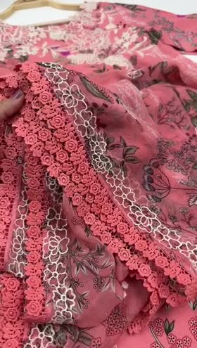 Rs 13500 Aneelas Stiched Emb Printed Lawn Printed Chiffon Duppata 3pc [SPR-26-16] [Dispatch Time 2 month]