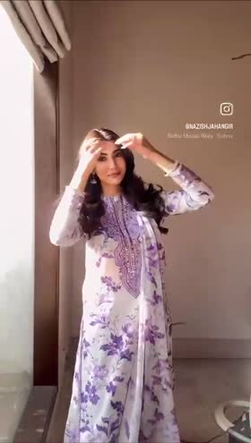 Rs 10500 Aneelas stitched lawn print Emb shirt Emb chiffon Duppata Emb trouser 3pc [Dispatch date 1st April ] ~ [Chest 21] [Length 45] MEDIUM