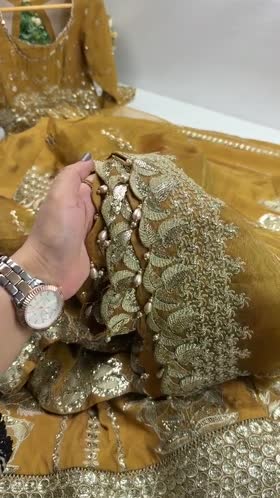 Rs 39500 Aneelas Stitched Formal Raw Silk Emb Maxi 3pc Net Duppata [BR-41] [Dispatch Time 2.5 Months]