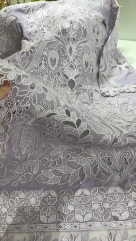 Rs 19500 Aneelas Stitched Luxury Emb Lawn With Chiffon Duppata 3pc[LUX-26-90] [Dispatch Time 15 Days]