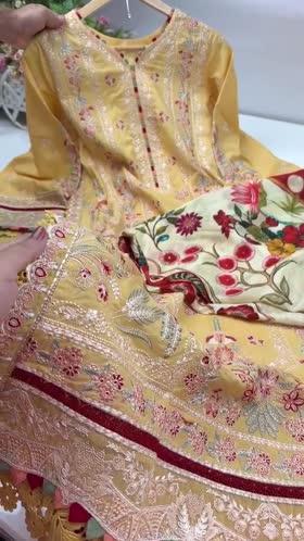 Rs 19500 Aneelas Stitched Luxury Lawn Emb 3pc Chiffon Print Duppata [LUX-26-100-B] [Dispatch Time 2 Months]