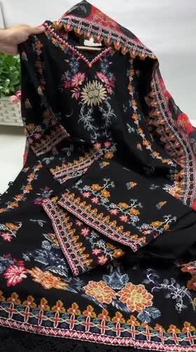 Rs 15500 Aneelas Stitched Lawn Emb 3pc Silk Duppata [LUX-26-44] [Dispatch Time 1.5 Months]