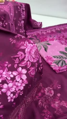 Rs 13000 Aneelas Stitched Viscose Print Emb 3pc With Viscose Duppata [VC-26-13] [Dispatch Time 2 Month]