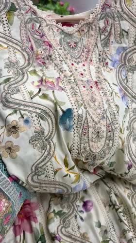 Rs 14000 Aneelas Stitched Viscose Print Emb 3p Viscose Duppata [VC-26-25-A] [Dispatch Time 2 Months]