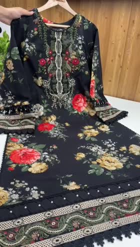 Rs 11500 Aneelas Stitched Print Khadar Emb Warm Shawl 3pc [WPR-11] [Dispatch Time 2 Months]