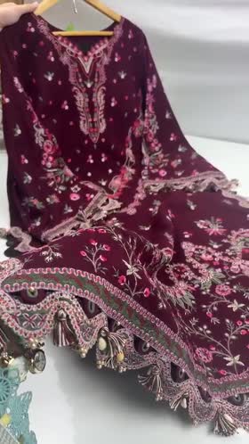 Rs 15000 Aneelas Stitched Karandi Emb 2pc [KR-26-06] [Dispatch Time 2.5 Months]