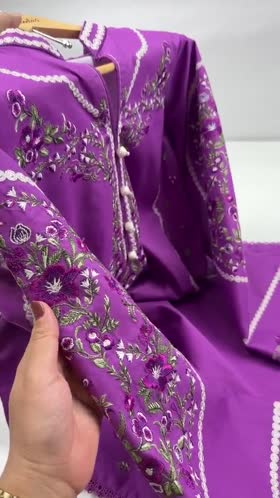 Rs 10500 Aneelas Stitched Lawn Emb Shirt Trouser 2pc [LUX-26-99] [Dispatch Time 2 Months]
