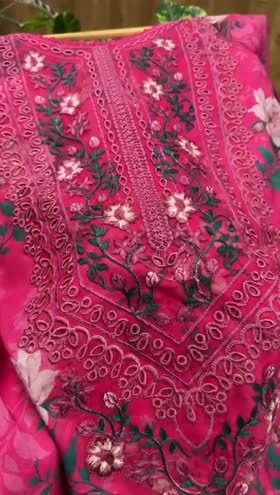 Rs 11500 Aneelas Stitched Print Linen Emb 3pc [WPR-20] [Dispatch Time 2 Months]