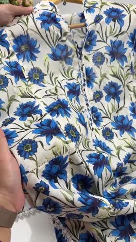 Rs 6000 Aneelas Stitched Lawn Printed 2pc Same Printed Trouser [SPR-26-55-B] [Dispatch Time 2 Months]