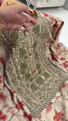 Aneelas Viscose Emb 3pc Viscose Duppata [VC-26-17-A] [Dispatch Time 2 Months]