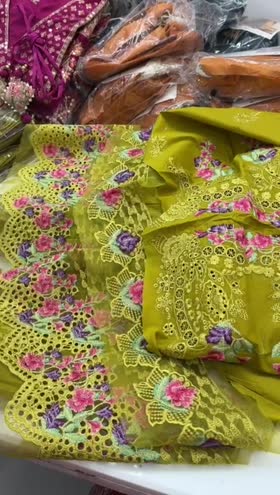 Rs 7500 Aneelas luxury lawn UNstitched shirt trouser [Dispatch time 1 month ]