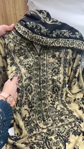 Aneelas Viscose Print Emb 3pc Chiffon Duppata [VC-26-18-B] [Dispatch Time 2 Month]