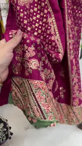 Rs 23500 Aneelas wedding stitched 3 piece [Dispatch date 28th January ]