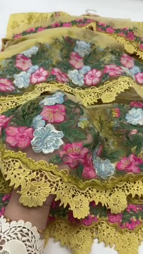 Rs 17500 Aneelas Stitched Luxury Lawn Heavy Emb Net Duppata 3pc [LUX-12] [Dispatch Time 2 Months]