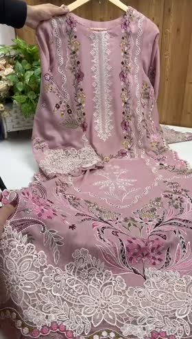 Rs 22000 Aneelas Stitched Pashmina Emb 3pc [WLUX-10-A] [Dispatch Time 2 Months]