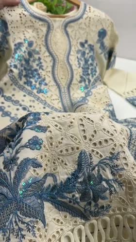 Rs 19000 Aneelas Stitched Luxury Lawn Emb Shirt Emb Duppata 3pc [LUX-26-03] [Dispatch Time 2 Months]