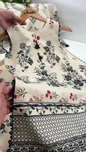 Rs 4500 Aneelas Kids Lawn Print 2pc [Without Sleeves] [KD-04-B] [Dispatch Time 2 Months]