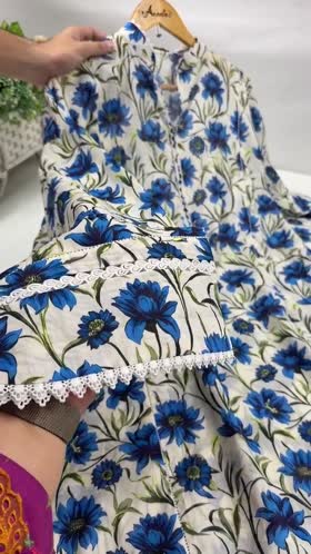 Rs 6000 Aneelas Stitched Lawn Printed 2pc Plain Trouser [SPR-26-55-A] [Dispatch Time 2 Months]