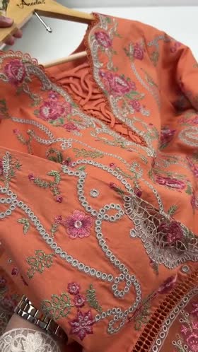 Rs 17500 Aneelas Stitched Lawn Emb 3pc Khadi net Duppata [LUX-26-45] [Dispatch Time 2.5 Months]