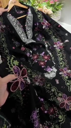 Aneelas Premium Pashmina Luxury Emb 3pc Emb Shawl [WLUX-26-24] [Dispatch Time 2.5 Months]