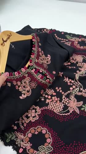 Rs 20000 Aneelas Stitched Luxury Twill Emb 3pc [WLUX-26-16] [Dispatch Time 2.5 Months]