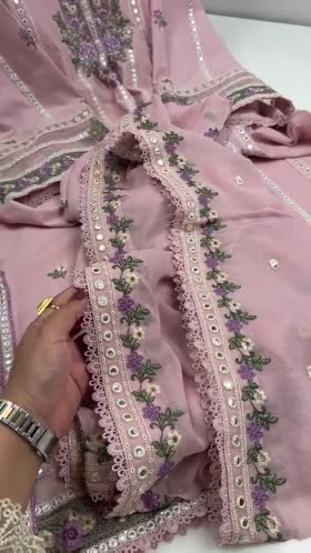 Rs 15450 Aneelas Stitched Lawn Emb Kaftan 3pc Emb Chiffon Duppata [LUX-26-105] [Dispatch Time 2 Months]
