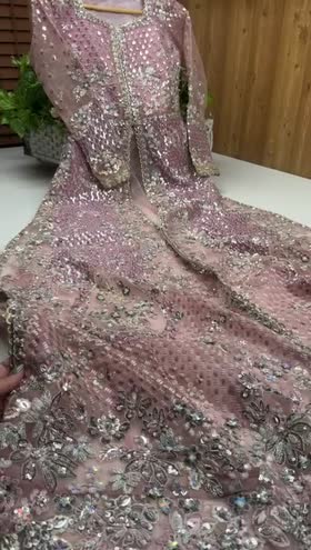 Rs 37500 Aneelas Stitched Wedding/ Bridal Ada Work 3pc [BR-05] [Dispatch Time 2 Months]
