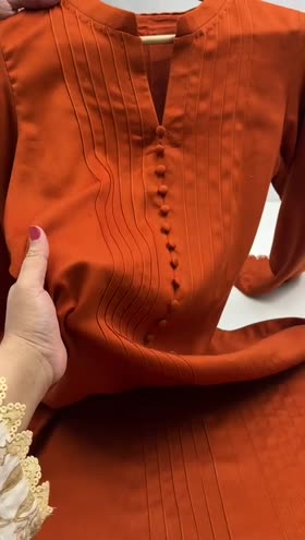 Rs 5800 Aneelas Stitched Peach Wool Shirt Trouser 2pc [PL-14] [Dispatch Date 15 January]