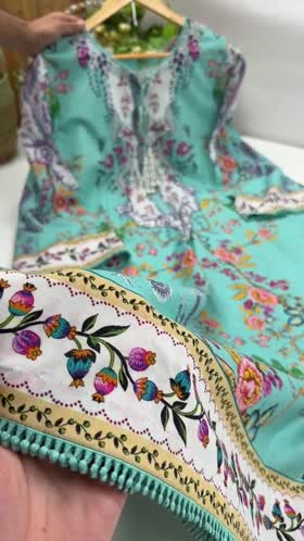 Rs 5500 Aneelas Stitched Print Kaftan 2pc [SPR-26-67] [Dispatch Time 2 Months]