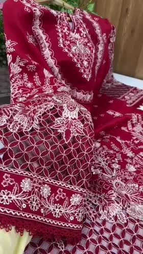 Rs 11500 Aneelas Stitched Luxury Winter Emb Karandi 2pc [LAIBA-02] [Dispatch Time 2 Months]