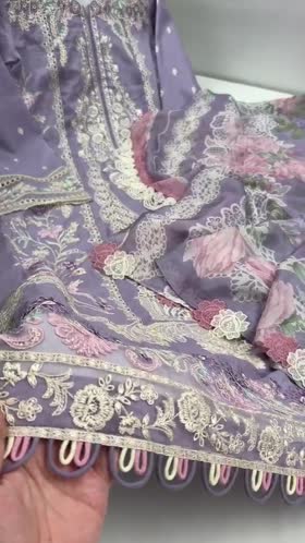 Rs 14950 Aneelas Stitched Lawn Emb 3pc Silk Duppata [LUX-26-93] [Dispatch Time 2 Months]