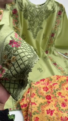 Rs 8000 Aneelas Stitched Lawn Jacquard Emb 2pc [LUX-26-25] [Dispatch Time 2.5 Months]