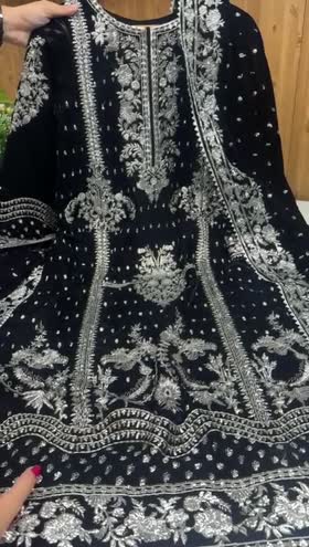 Rs 24500 Aneelas Stitched Velvet Emb Shirt Trouser and Velvet Shawl 3pc [VT-04] [Dispatch Time 2 Months]